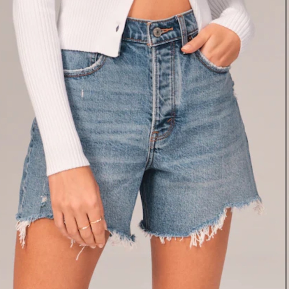 Abercrombie & Fitch The Dad Short High Rise